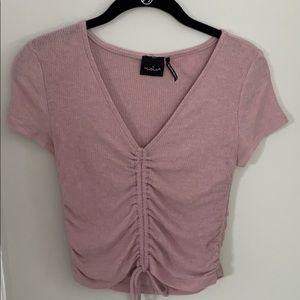 Out From Under V-Neck Top